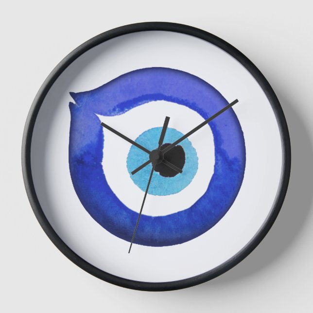 Böses Auge Zuhause Decoration, böse Augen Uhr (Vorderseite)