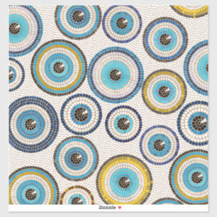 Böses Augenmosaikbild Aufkleber