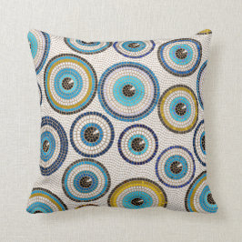 Böses Augenmosaikbild Kissen