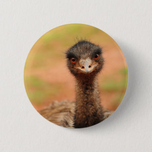 Böses Lächeln Button