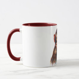 Böses Nicht Reden-Affe-Wasserfarben-Kunst Tasse