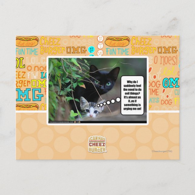 Böses Postkarte (Vorderseite)