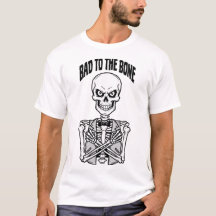 Böses Skelett-Biker-Design