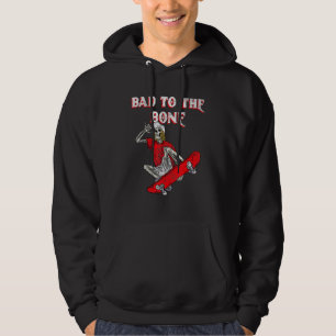 Böses Skelett bis auf die Knochen 1 Hoodie