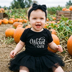Böses süßes Halloween Baby Strampler