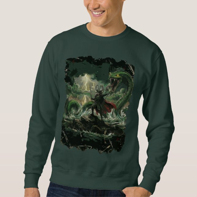 Bösewicht - Nordische Mythologie Sweatshirt (Vorderseite)