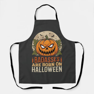 Bösewichte werden an Halloween-Kürbis geboren Schürze