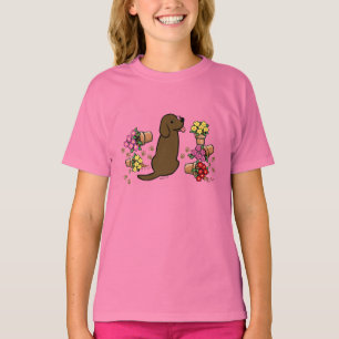 Boshafte Schokolade Labrador T-Shirt