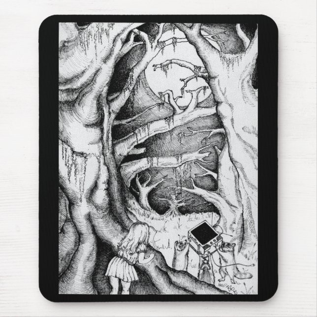 Boshaftes Clickings Mousepad (Vorne)