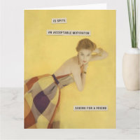 Boshaftes Retro-Hausfrau