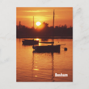 Bosham Sonnenuntergang Postkarte