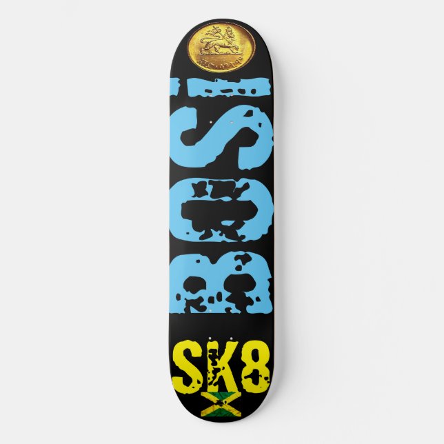 BOSI 8 1/2" Skateboarddecke Skateboard (Vorderseite)