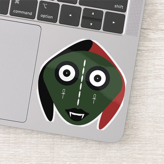 Bosigo Green Vinyl Sticker (Detail)