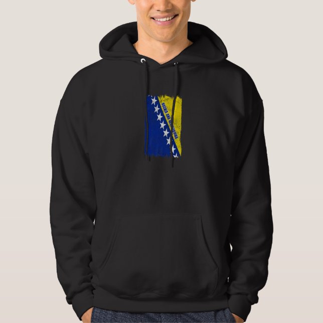 Bosnia and Herzegovina flag national flag Hoodie (Vorderseite)