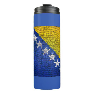 Bosnia and Herzegovina Flag Patriotic Gift Thermosbecher