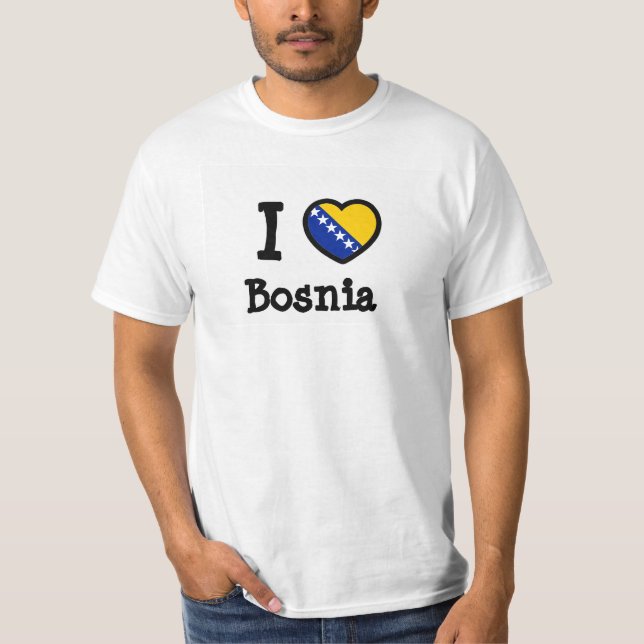 Bosnia Flag T-Shirt (Vorderseite)