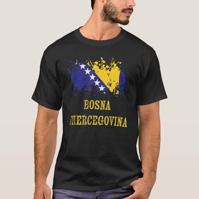 Bosnian enthusiasts for Bosnia and Herzegovina T-Shirt (Vorderseite)