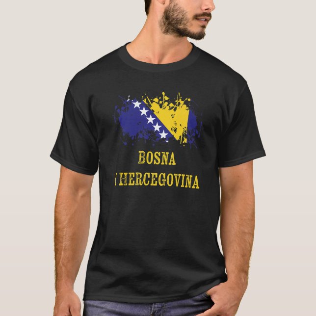 Bosnian enthusiasts for Bosnia and Herzegovina   T-Shirt (Vorderseite)