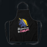 Bosnian Unicorn Bosnia and Herzegovina Flag T-Shir Schürze<br><div class="desc">Bosnian Unicorn Bosnia and Herzegovina Flag T-Shirt</div>