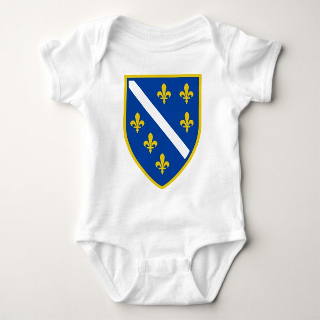Bosnien Baby Strampler (Vorderseite)