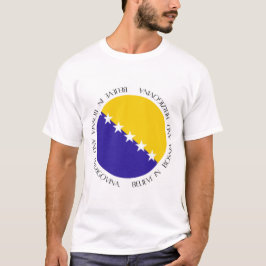 Bosnien Flagge Patriotische Kleidung T-Shirt