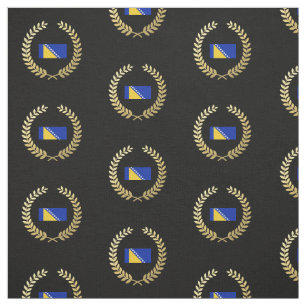 Bosnien-Flagge Stoff