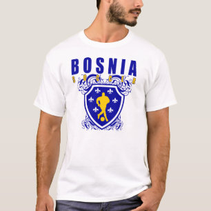 Bosnien-Fußball-Schild T-Shirt