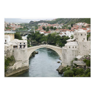 Bosnien-Herzegowina - Mostar. Die Alte Brücke Fotodruck