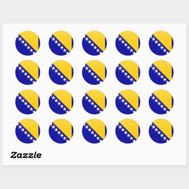 bosnia and herzegovina Flagge Geschenk Bosnien Sticker