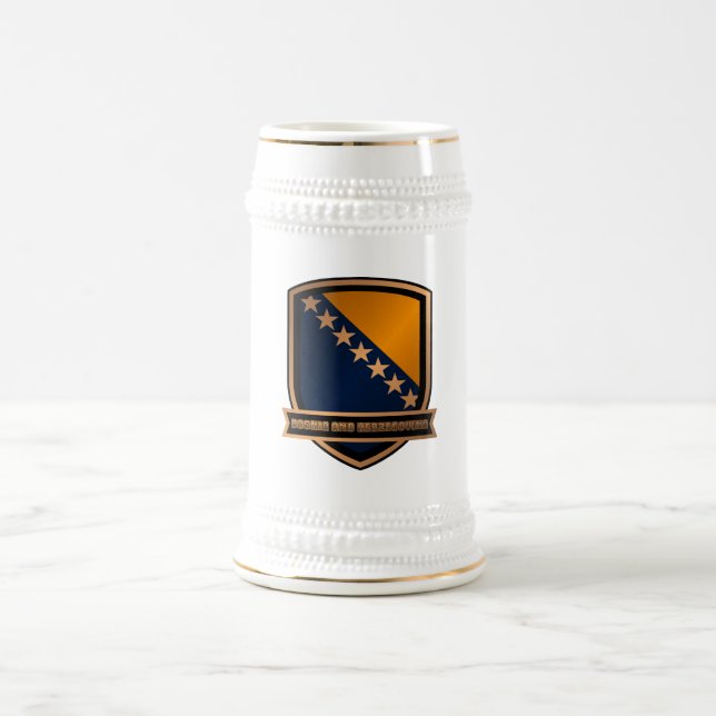 Bosnien und Herzegowina Bierglas (Mittel)