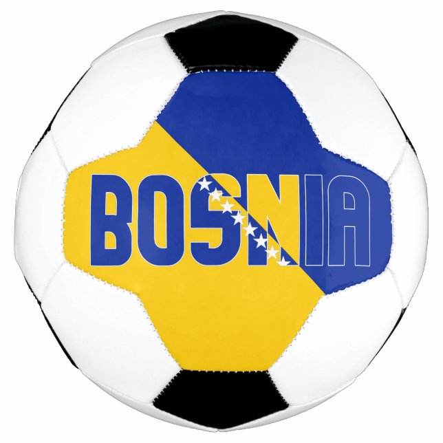 Bosnien und Herzegowina Flag Adorable Patriotic Fußball (Vorderseite)
