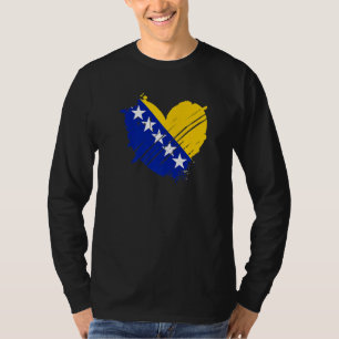 Bosnien und Herzegowina Flag I Liebe Bosnien-DNA-G T-Shirt