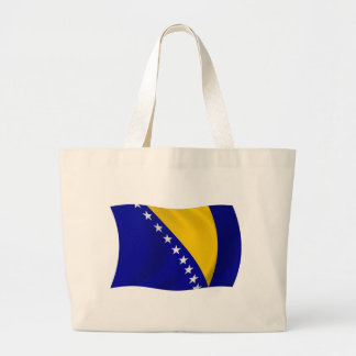 Bosnien und Herzegowina Flag Tote Bag Jumbo Stoffbeutel