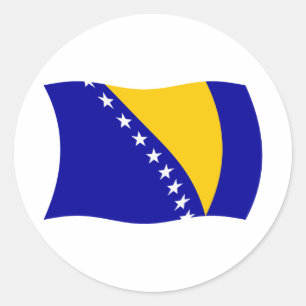 Bosnien und Herzegowina Flagge Aufkleber