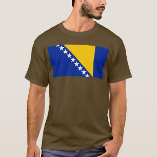 Bosnien und Herzegowina Flaggen T-Shirt   Bosnisch