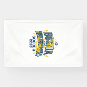 Bosnien und Herzegowina Fußball 2026 Fußball Fett Banner