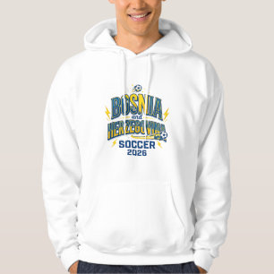 Bosnien und Herzegowina Fußball 2026 Fußball Fett  Hoodie