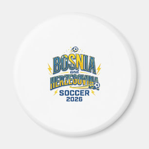 Bosnien und Herzegowina Fußball 2026 Fußball Fett Magnet