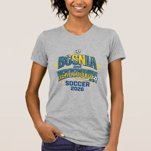 Bosnien und Herzegowina Fußball 2026 Fußball Fett T-Shirt