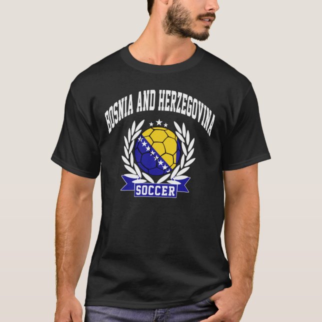 Bosnien und Herzegowina Fußball T-Shirt (Vorderseite)