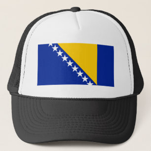 Bosnien und Herzegowina kennzeichnen BA Truckerkappe