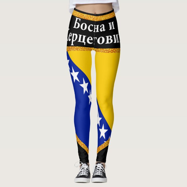 Bosnien und Herzegowina kennzeichnen Leggings (Vorderseite)