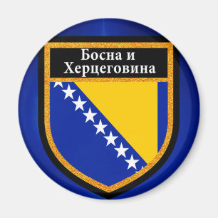 Bosnien und Herzegowina kennzeichnen Magnet