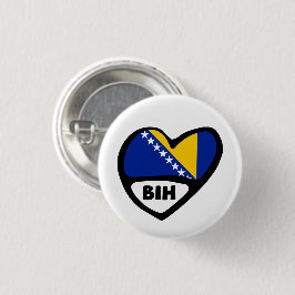 Bosnien und Herzegowina Ländercode Flaggenstaat He Button