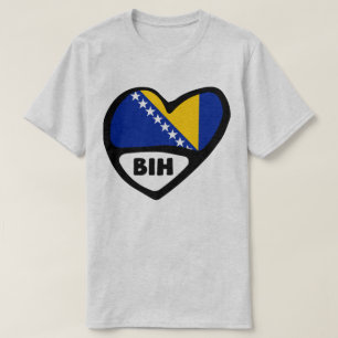 Bosnien und Herzegowina Ländercode Flaggenstaat He T-Shirt