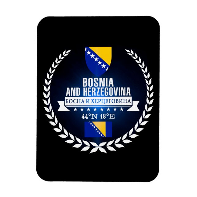 Bosnien und Herzegowina Magnet (Vertikal)