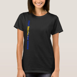 Bosnien und Herzegowina mit Flaggenfarben auf der T-Shirt