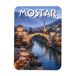 Bosnien und Herzegowina Mostar Reise Magnet