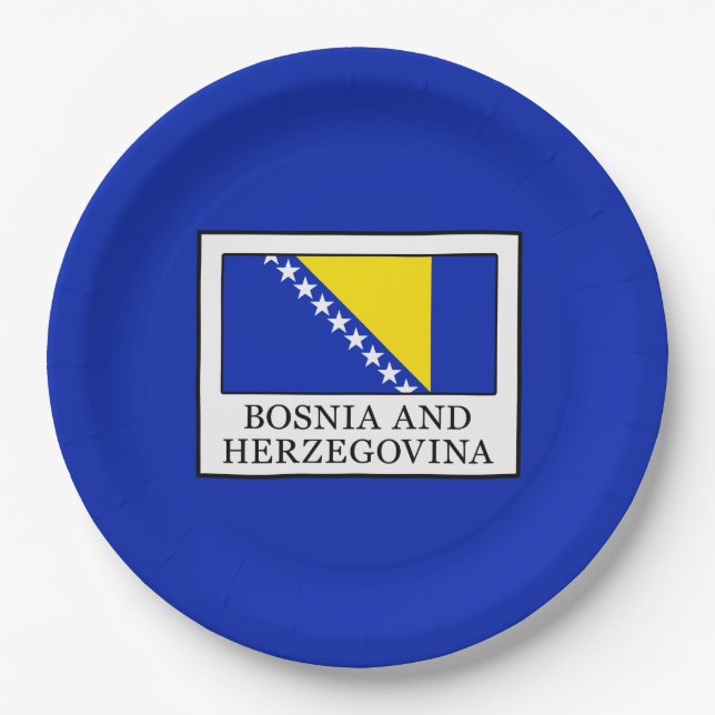 Bosnien und Herzegowina Pappteller (Vorderseite)