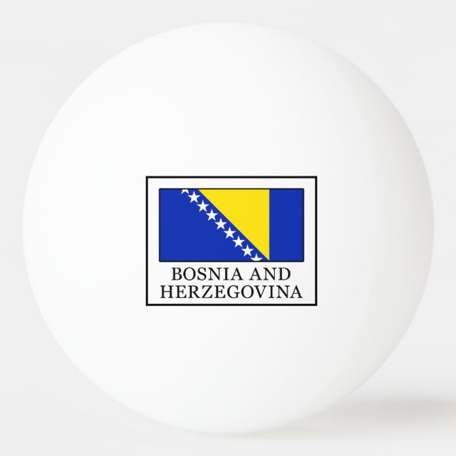 Bosnien und Herzegowina Tischtennisball (Vorderseite)